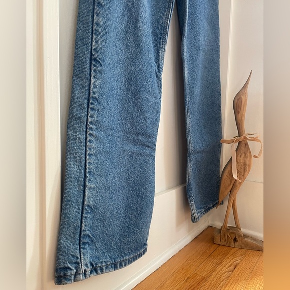 Vintage Carhartt Flannel Lined Blue Jeans Made in USA Women’s 31 x 31 - Picture 6 of 9